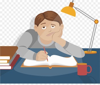 Student ACT SAT Test - Tired student 