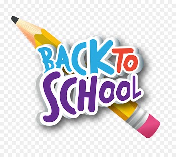 Student Banner First day of school - Decorative elements vector back to school 