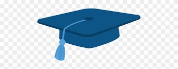 Student Cap - Clip Art Blue Graduation Cap