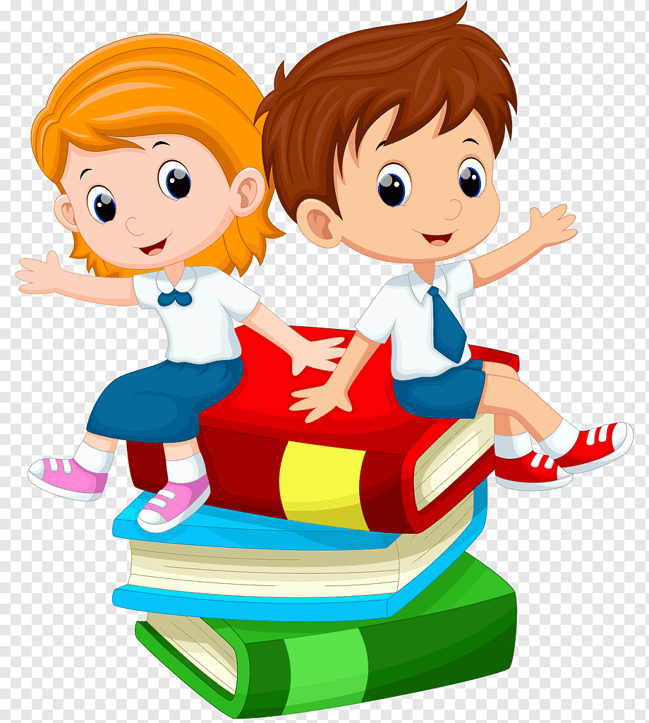Student Cartoon, kids, child, people, reading png