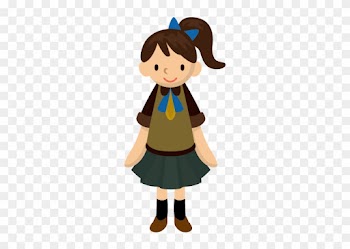 Student Girl Cartoon - Cartoon Students Girl