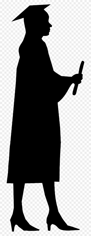 Student Graduation Ceremony Clip Art - Png Clip Art Graduation Silhouette