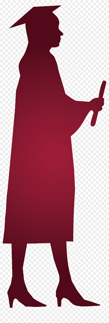 Student Graduation Ceremony Silhouette Square Academic - Png Clip Art Graduation Silhouette
