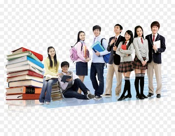 Student High school Learning - People cram school 