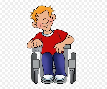 Student In Wheelchair - Student In Wheelchair Clipart