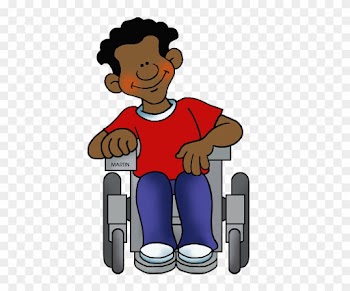 Student In Wheelchair - Wheelchairs Clipart