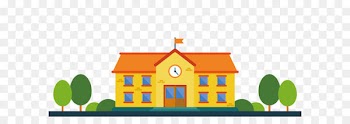 Student Malang School Education Learning - Cartoon orange school vector 