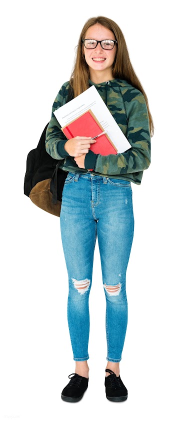 Student person girl | Free stock psd mockup - 4909