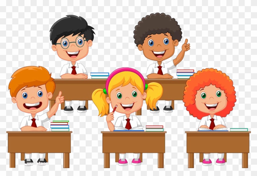 Student Royalty-free Clip Art - Desenhos De Alunos Na Sala De Aula