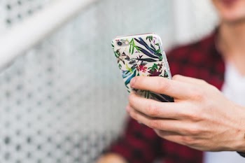 Student Texting Smart Phone