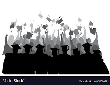 students celebrate university graduation