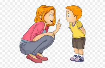 Students Talking Clip Art Download - Mother Talking To Son Clipart