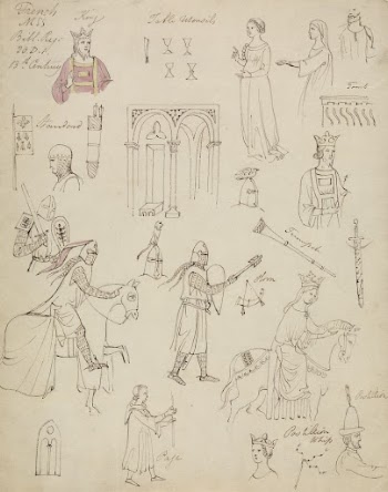 Studies from a French MSS | Free Photo - rawpixel