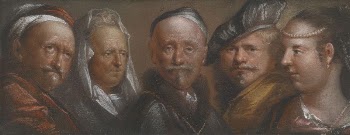Studies of five heads after Rembrandt | Free Photo - rawpixel