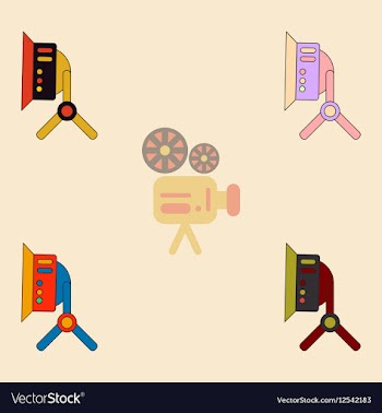 Studio Table Lamp Collection vector image