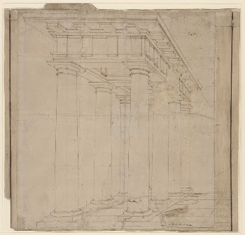Study for a Colonnade in Perspective | Free Photo - rawpixel