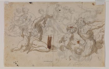 Study for a triton with two | Free Photo - rawpixel