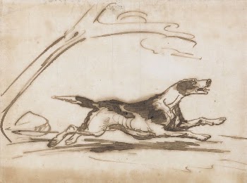 Study of a Hound, Running | Free Photo - rawpixel