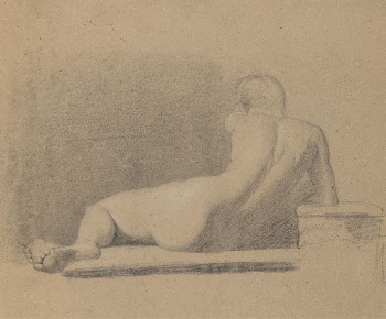 Study of a Reclining, Nude | Free Photo - rawpixel