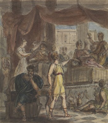 Study of a Roman Banquet | Free Photo - rawpixel