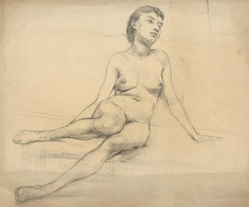 Study of a seated female | Free Photo - rawpixel