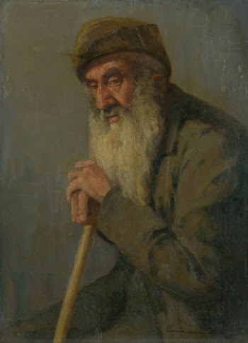 Study of a seated old | Free Photo - rawpixel