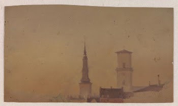Study of church towers at Petri | Free Photo - rawpixel
