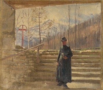 Study of walking priest by László | Free Photo - rawpixel