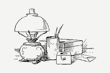 Study table collage element, black | Free PSD Illustration - rawpixel