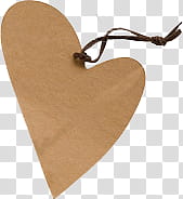 Stuff , brown heart decor transparent background PNG clipart