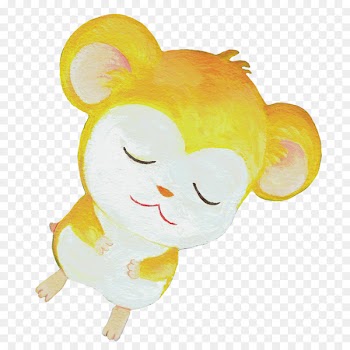 Stuffed Animals & Cuddly Toys Illustration Cartoon Carnivores - snoozing pennant 