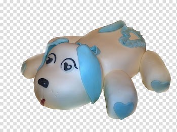 Stuffed Animals & Cuddly Toys Plush Snout Figurine Turquoise, cake watercolor transparent background PNG clipart