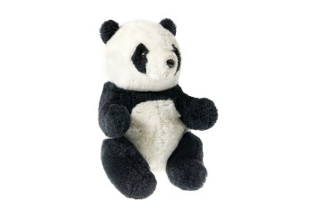 Stuffed toy Panda isolated on white