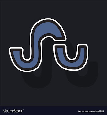 Stumbleupon color glossy icon realistic icon logo vector image