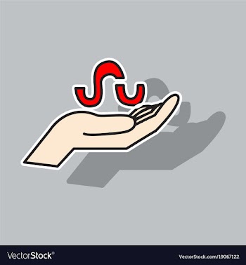 Stumbleupon color glossy icon realistic icon logo vector image