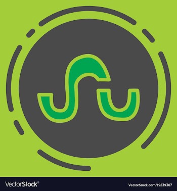 Stumbleupon color glossy icon realistic icon logo vector image