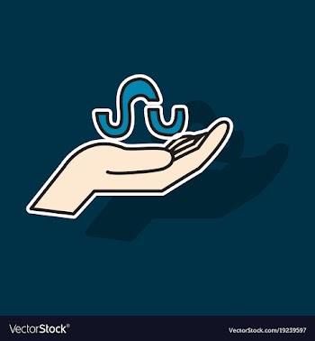 Stumbleupon color glossy icon realistic icon logo vector image