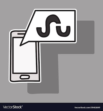 Stumbleupon color glossy icon realistic icon logo vector image