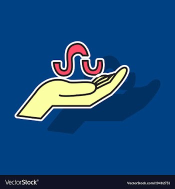Stumbleupon color glossy icon realistic icon logo vector image