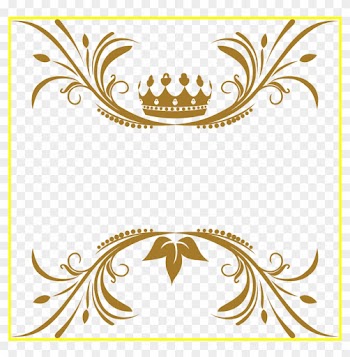 Stunning Crown Flourish No Background Icons Png And - Gold Royal Frame Png