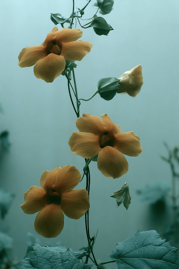 Stunning Macro Photography of Thunbergia Hybrids