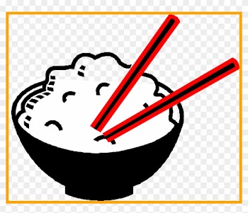 Stunning Rice Bowl Chopsticks Asian Food Tattoos Pics - Food Clipart Black And White