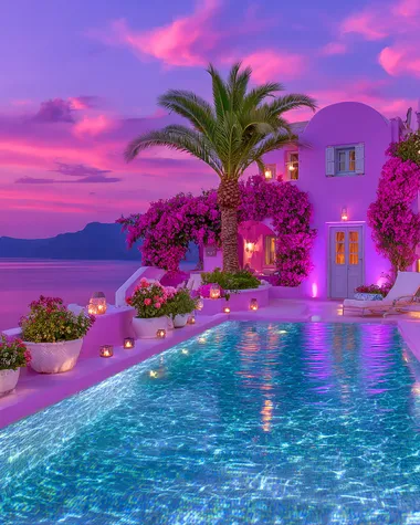 Stunning Santorini Sunset Villa with Infinity Pool Stunning Santorini Sunset Villa with Infinity Pool