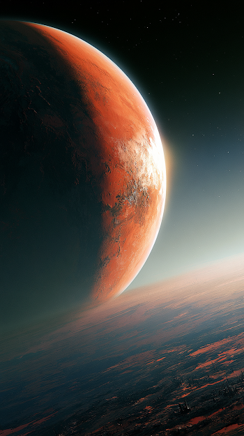 Stunning View of Mars from Space
