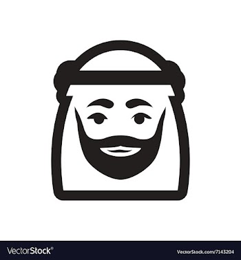 Style black and white icon Arab Emirates vector image