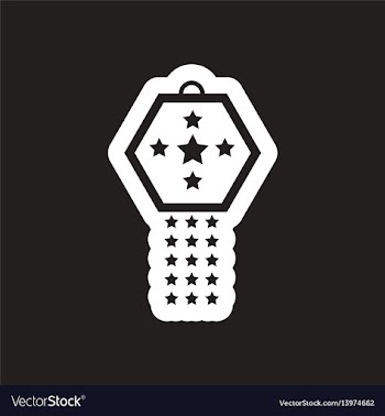 Style black and white icon festive garland vector image