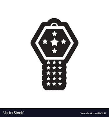 Style black and white icon festive garland vector image
