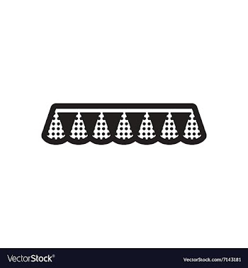 Style black and white icon festive garland vector image