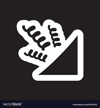 Style black and white icon festive streamers vector image