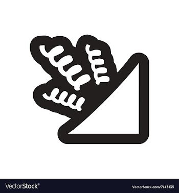 Style black and white icon festive streamers vector image
